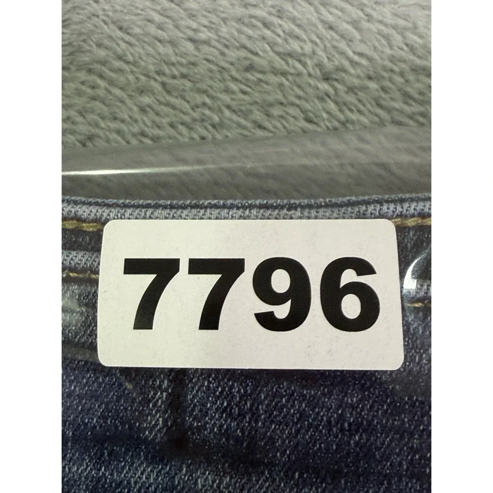 NYDJ Jeans Womens 12 Blue Medium Wash Marilyn Straight‎ High Rise Lift Tuck